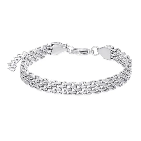 waterproof armband in staal 16 cm  + 5 cm x 6 mm  - OCEANA