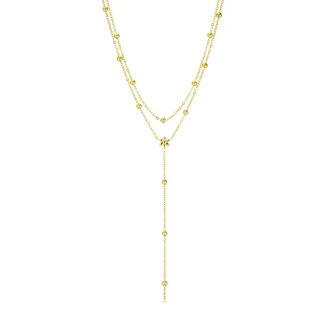 waterproof Y-ketting in verguld staal - OCEANA