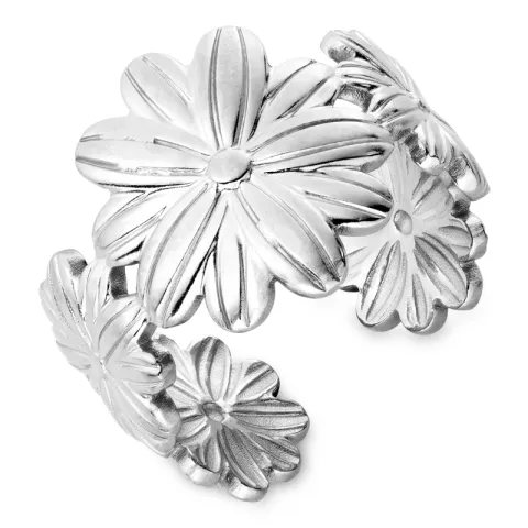 waterproof bloem ring in staal - OCEANA