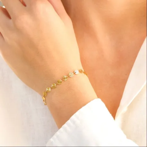 waterproof armband in verguld staal - OCEANA