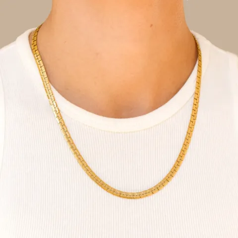 waterproof ketting in verguld staal - OCEANA