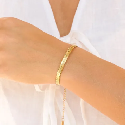 waterproof armband in verguld staal - OCEANA