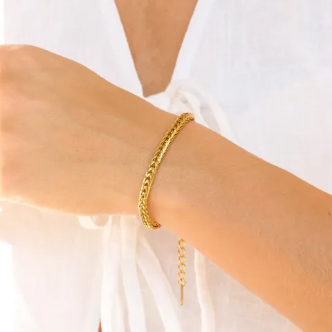 waterproof armband in verguld staal - OCEANA