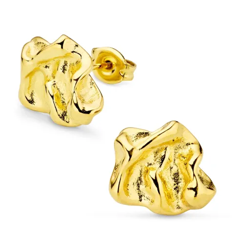 waterproof oorbellen in verguld staal - OCEANA