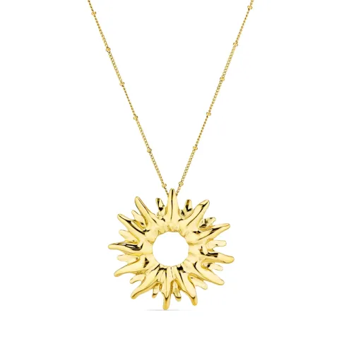 waterproof zon ketting in verguld staal - OCEANA