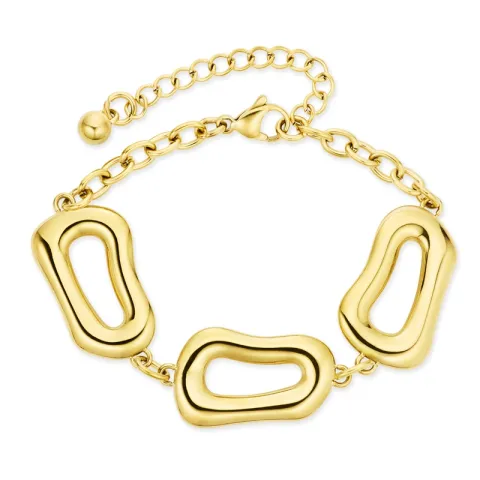 verzamelmonster armband in verguld staal - OCEANA