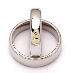 Trouwringen in zilver en goud