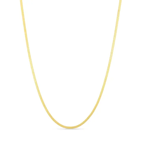 waterproof ketting in verguld staal 38 + 5 cm x 2,0 mm  - OCEANA