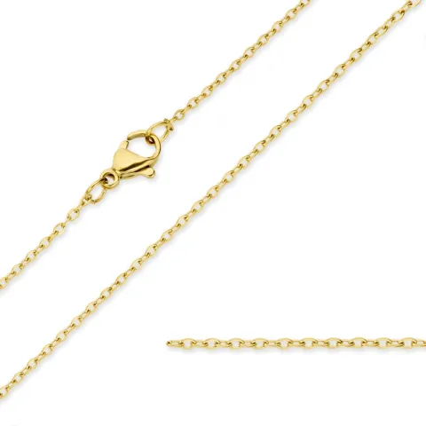 waterproof ketting in verguld staal 45 cm x 1,4 mm  - OCEANA