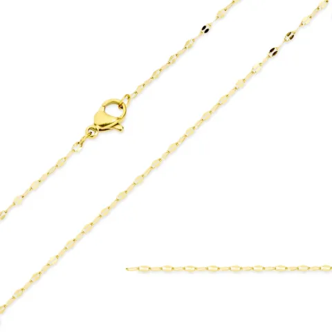 waterproof ketting in verguld staal 45 cm x 1,4 mm  - OCEANA
