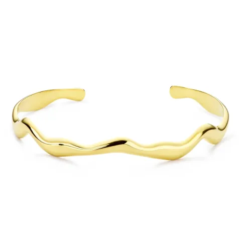 waterproof armband in verguld staal  x 8,6 mm  - OCEANA