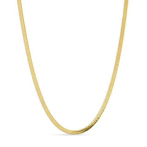 waterproof slangenketting in verguld staal 40+5 cm x 3 mm  - OCEANA