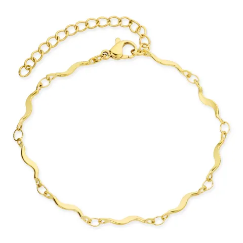 waterproof armband in verguld staal 16+5 cm x 2,7 mm  - OCEANA