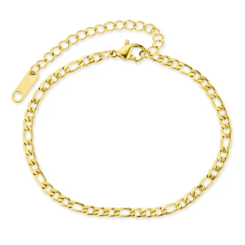 waterproof armband in verguld staal 16+5 cm x 3 mm  - OCEANA