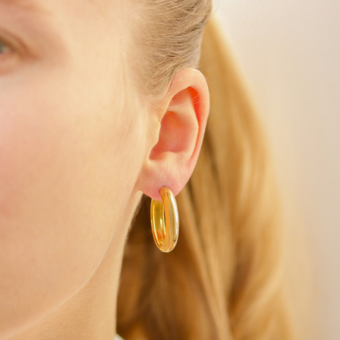 25 mm waterproof creool in verguld staal - OCEANA