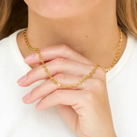 waterproof ketting in verguld staal - OCEANA