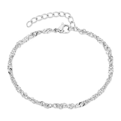 waterproof singapore armband in staal  x 2,5 mm  - OCEANA