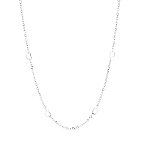 waterproof hart ketting in staal  x 5,2 mm  - OCEANA