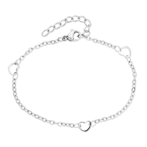 waterproof hart armband in staal  x 5,0 mm  - OCEANA