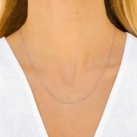 waterproof slangenketting in staal  x 1,0 mm  - OCEANA