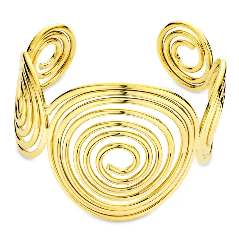 waterproof armband in verguld staal  x 54,85 mm  - OCEANA