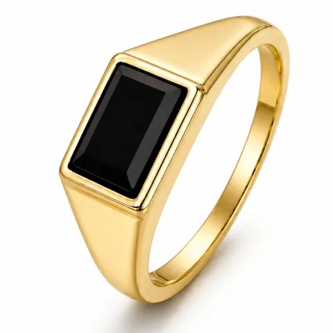 waterproof ring in verguld staal