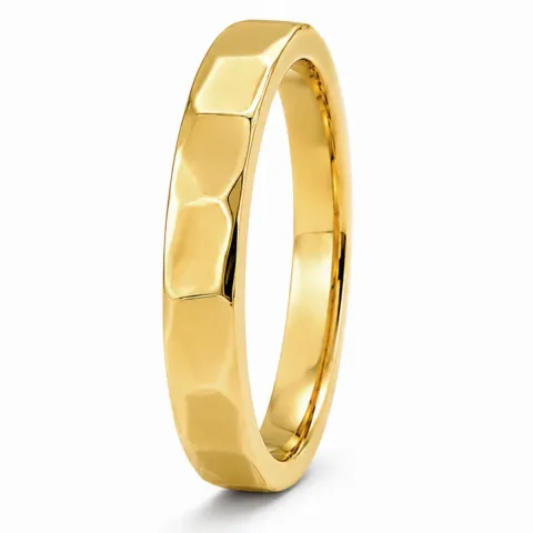 waterproof ring in verguld staal