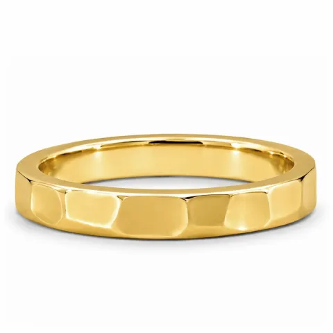 waterproof ring in verguld staal