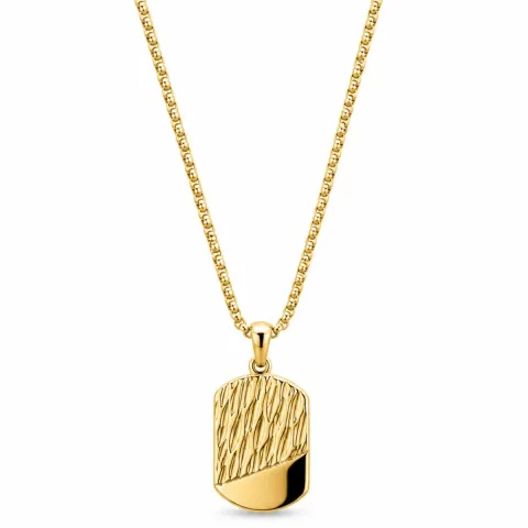 waterproof ketting in verguld staal