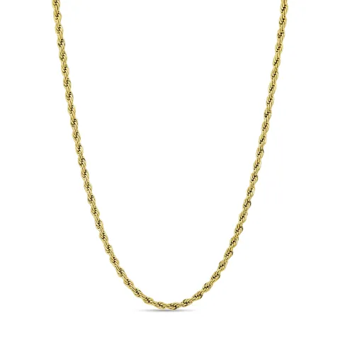 waterproof ketting in verguld staal  x 3,65 mm 