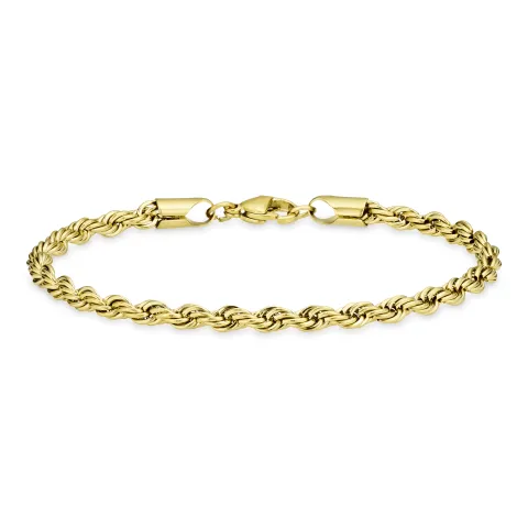 waterproof armband in verguld staal  x 3,50 mm 