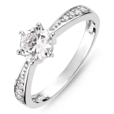 zirkoon ring in zilver