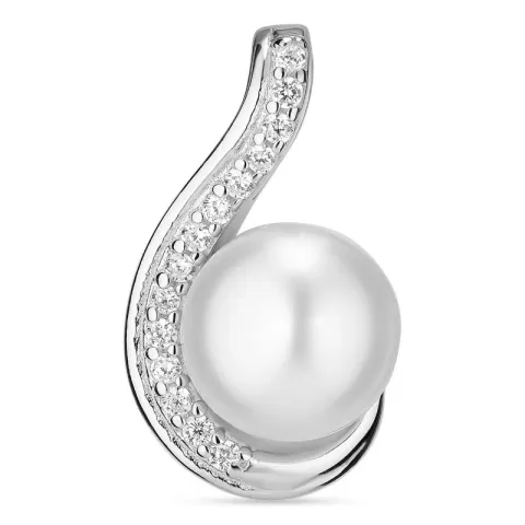 parel hanger in zilver