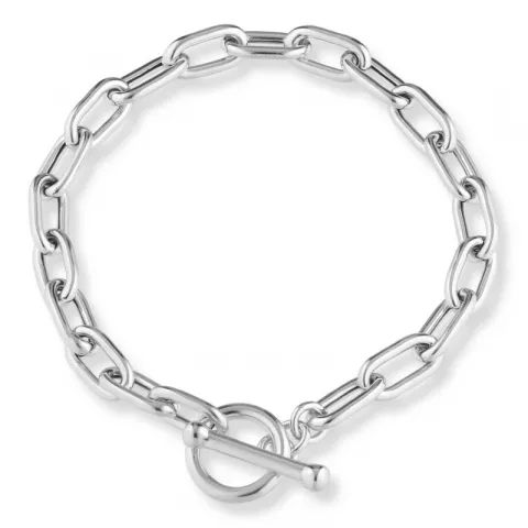 ankerarmband in zilver 17, 18cm x 5,5 mm