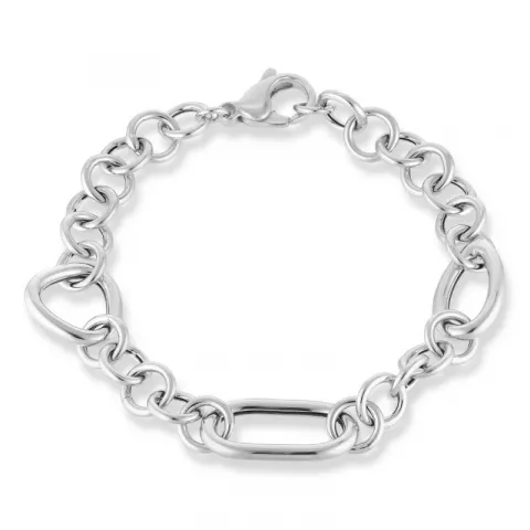 armband in zilver 17, 18cm x 12,1 mm
