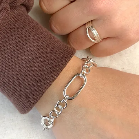 armband in zilver x 12,1 mm