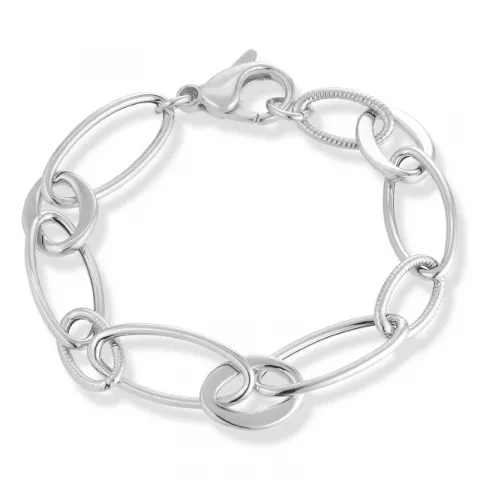 armband in zilver 17, 18cm x 9,7 mm