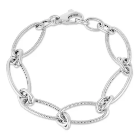 armband in zilver 17, 18cm x 9,5 mm