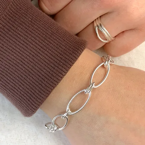 armband in zilver x 9,5 mm