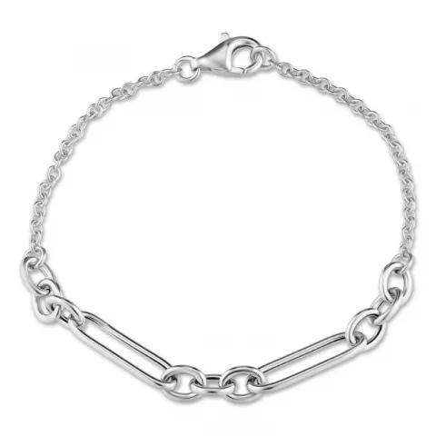 figaro armband in zilver 17, 18cm x 5,6 mm