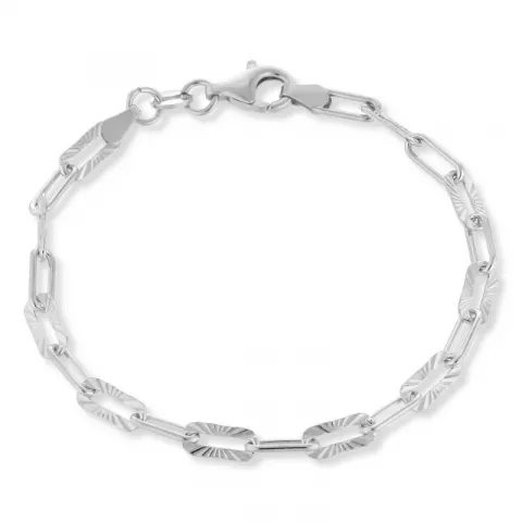armband in zilver 17, 18cm x 3,9 mm