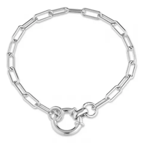 armband in zilver 17, 18cm x 3,6 mm