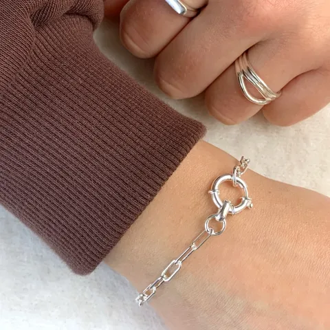 armband in zilver x 3,6 mm