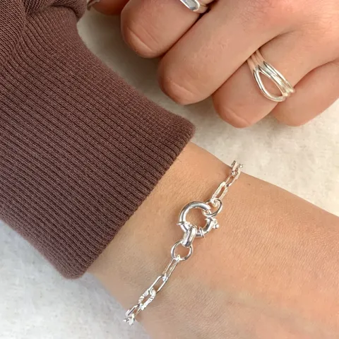 armband in zilver x 3,5 mm