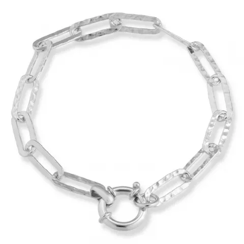 armband in zilver 17, 18cm x 5,5 mm