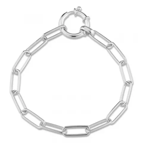 armband in zilver 17, 18cm x 5,1 mm