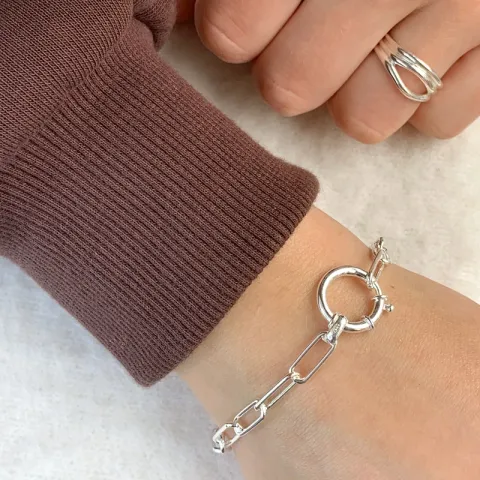 armband in zilver x 5,1 mm
