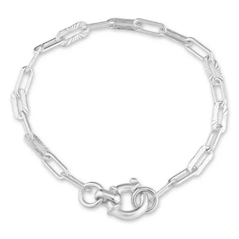 armband in zilver 17, 18cm x 3,9 mm