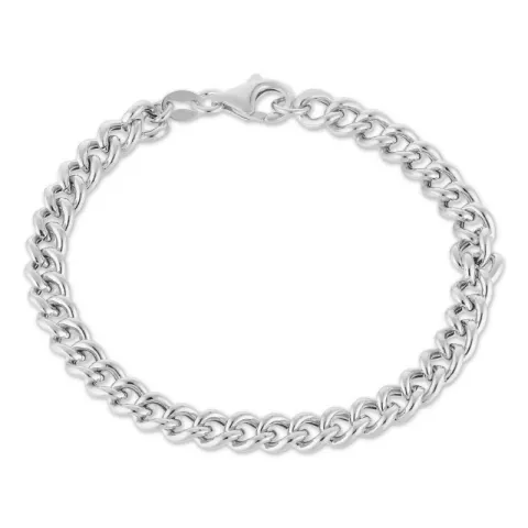 pantserarmband in zilver 17, 18cm x 5,3 mm