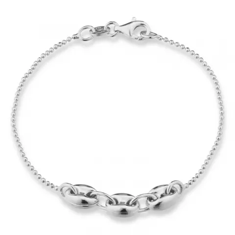 armband in zilver 17, 18cm x 6,1 mm